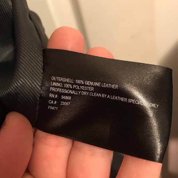 Bernardo Leather Green / Grey Leather & Suede Moto Jacket XL - Picture 5 of 6